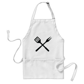 BBQ cutlery icon Standard Apron