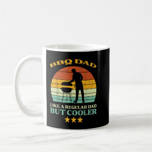 Bbq Dad Cooler Retro Barbecue Grill Fathers Day Da Coffee Mug