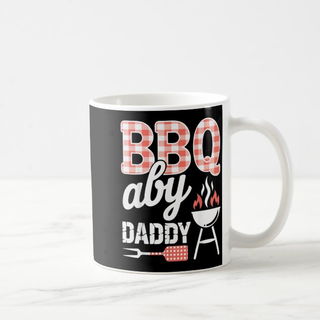 BBQ Daddy Funny Grill Master Fathers Day Coffee Mug (Right)