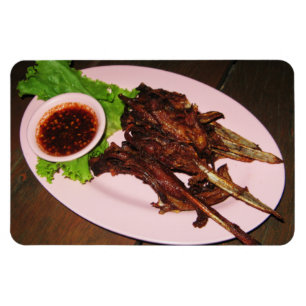 BBQ Duck Beaks ... Thai Asian Street Food Magnet