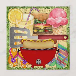 BBQ - End of Year Party! SRF Invitation