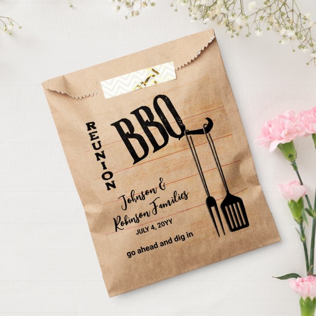 BBQ Family Reunion Favour Bag (Sealed)