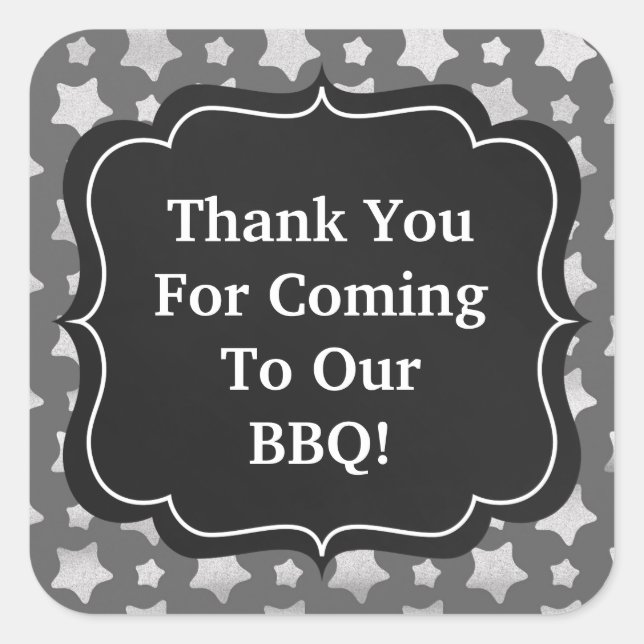 BBQ Faux Chaulk board sticker (Front)