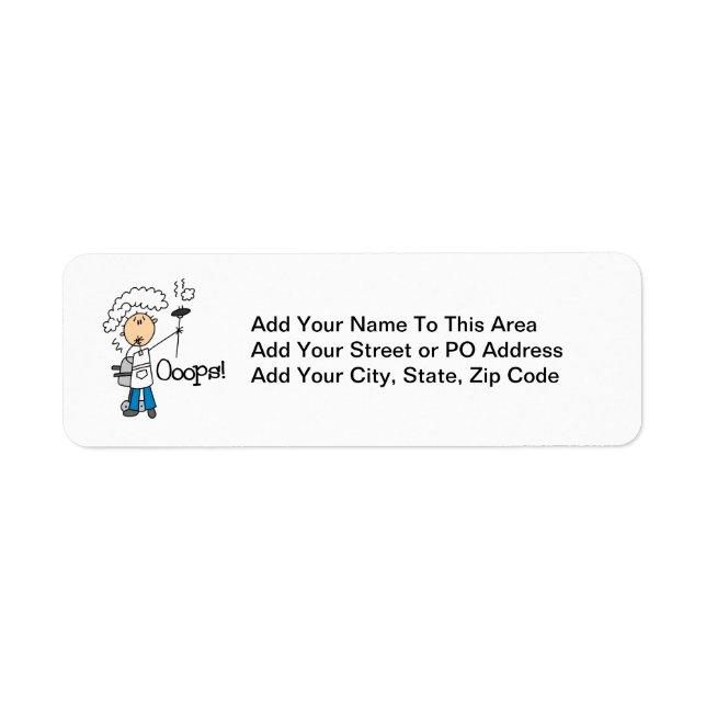 BBQ Gone Bad Return Address Label (Front)