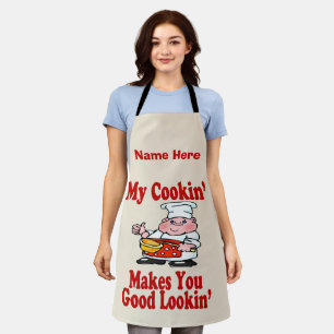 BBQ, Good Lookin, add text, Apron