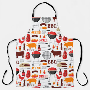 BBQ Grill Cow Chicken Apron