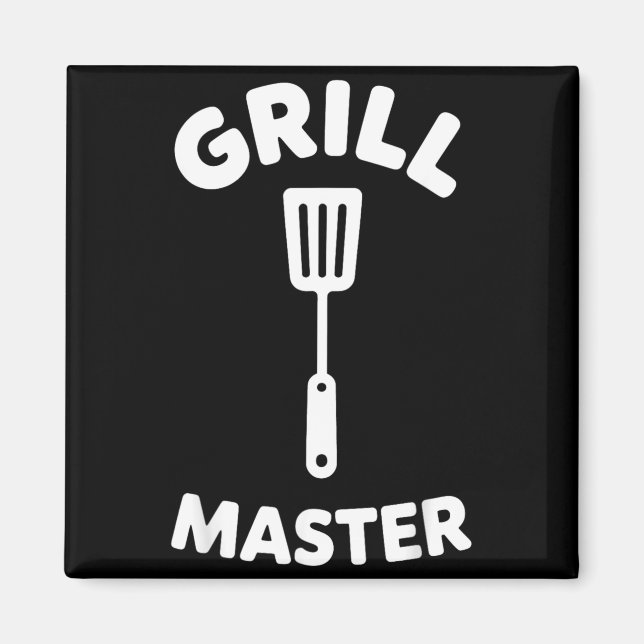 Bbq Grill Master Backyard Barbecue Smoke King 1 Magnet (Front)