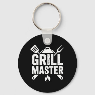 Bbq Grill Master Backyard Barbecue Smoke King Key Ring