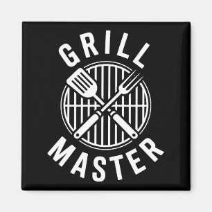 Bbq Grill Master Backyard Barbecue Smoke King Magnet