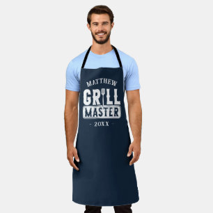 BBQ Grill Master Personalised Best Dad Father's Apron