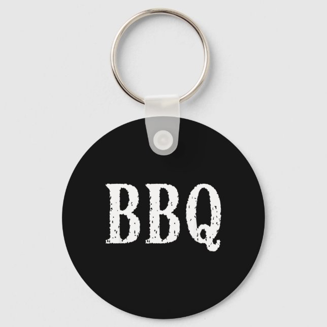 Bbq Grill Summer Barbecue Party Key Ring (Front)