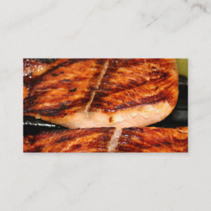 BBQ Grilled Smoked Meats Business Card