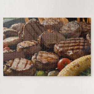 BBQ Grilled Steak Jigsaw Puzzle