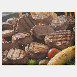 BBQ Grilled Steak Magnet