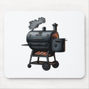 Bbq Grills Offset Smoker Byrbeque Grilling Meat Sm Mouse Pad