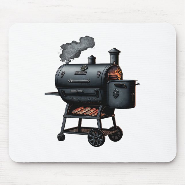 Bbq Grills Offset Smoker Byrbeque Grilling Meat Sm Mouse Pad (Front)
