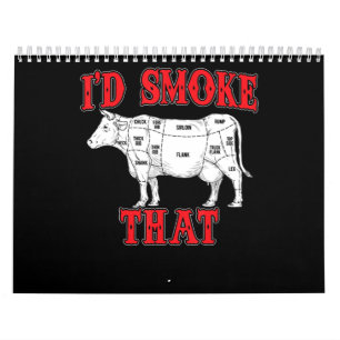 BBQ Id Smoke That Cow BBQ I Grilling Grillmasters Calendar