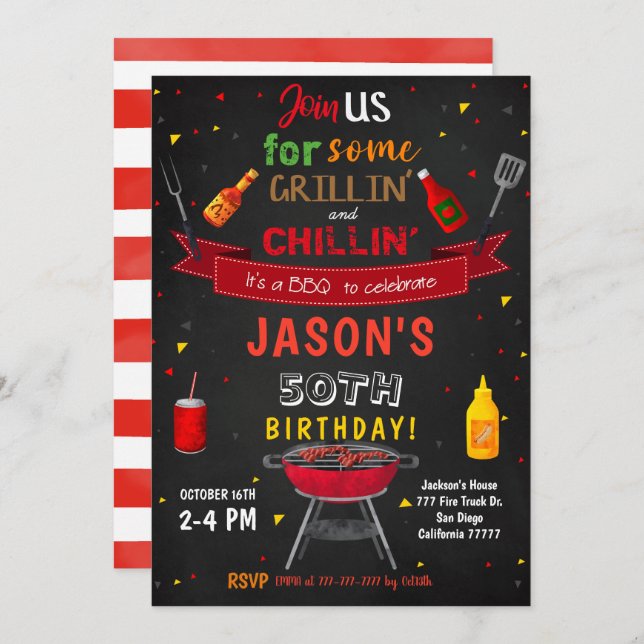 BBQ Invitation (Front/Back)