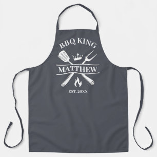 BBQ King Barbecue Personalised  Apron