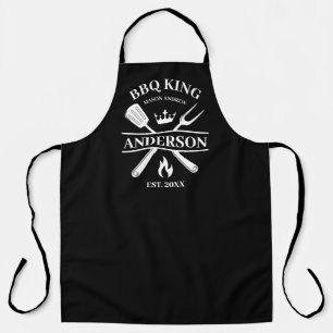 BBQ King Barbecue Personalised  Apron