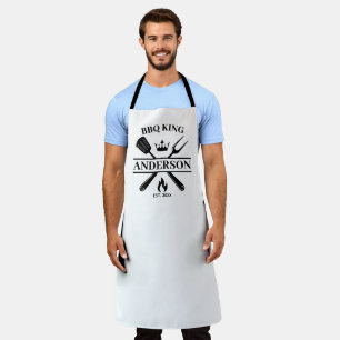 BBQ King Barbecue Personalised Apron
