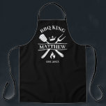 BBQ King Barbecue Personalised  Apron<br><div class="desc">Rule the grill in style with the BBQ King Barbecue Personalised Apron. Designed for barbecue lovers,  this apron adds a custom touch while keeping you clean and ready to cook. Perfect for backyard cookouts,  family gatherings,  and special occasions like Father’s Day or birthdays.</div>