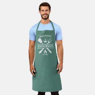 BBQ King Barbecue Personalised  Apron