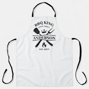 BBQ King Barbecue Personalised  Apron