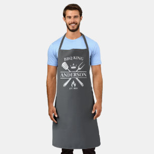 BBQ King Barbecue Personalised  Apron