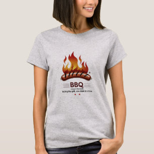 BBQ King – Bold & Fun Tee for Backyard Queens
