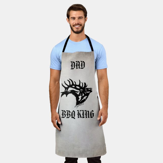 BBQ King, Bull Elk Apron (Worn)