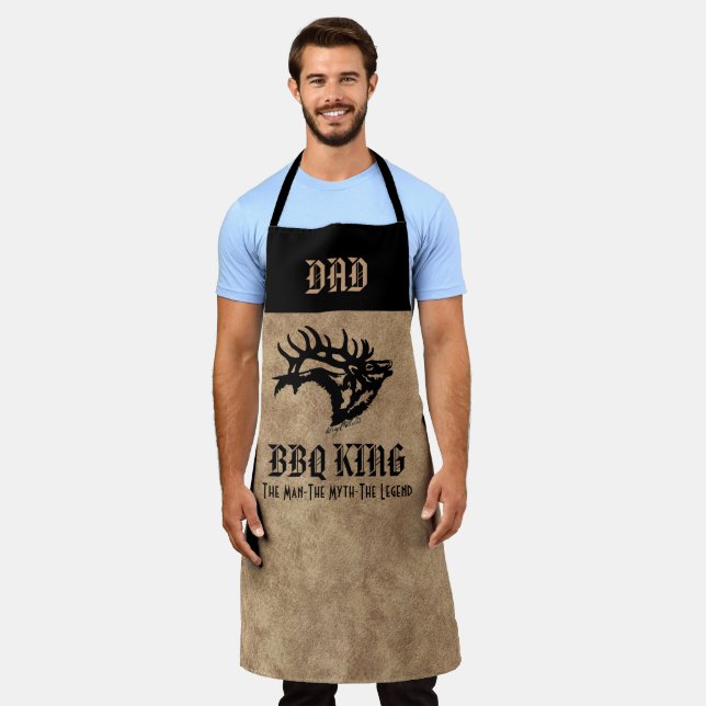 BBQ King, Bull Elk Apron (Worn)