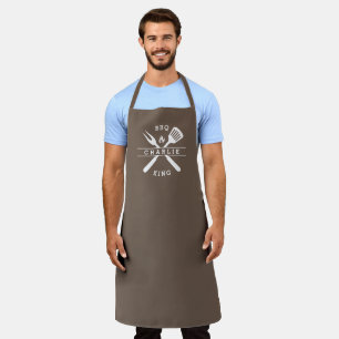 BBQ King   Dad Chef   Personalised Name Apron
