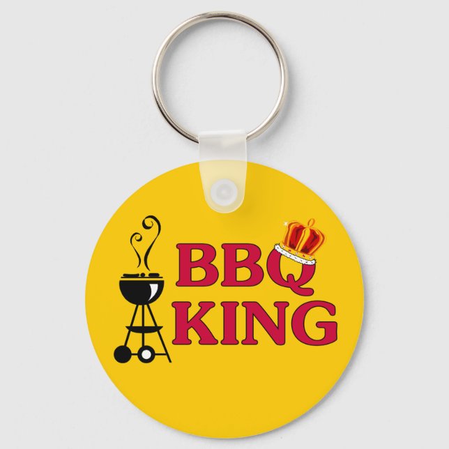 BBQ King Key Ring (Front)
