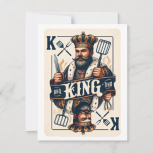 BBQ King Of The Barbecue Grill Fathers Gift