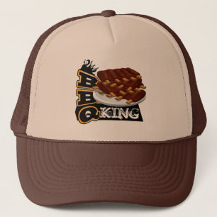 BBQ KING! Ribs Icon Trucker Hat