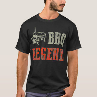 BBQ Legend  Meat Smoking BBQ Accessories Vintage B T-Shirt