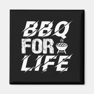 Bbq Lover For Life Grill Enthusiast Pion Magnet