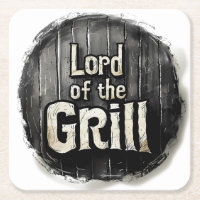 BBQ Master” Paper Coaster