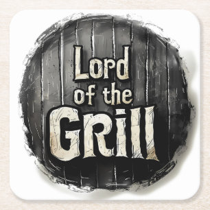 BBQ Master” Paper Coaster