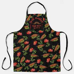 BBQ Master with Bigote Apron
