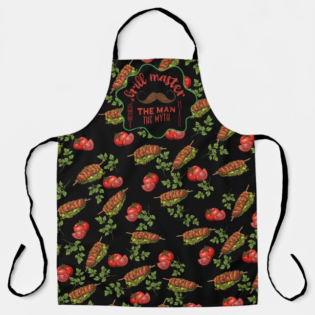 BBQ Master with Bigote Apron (Front)