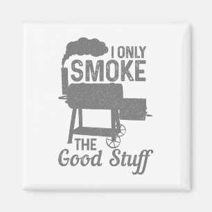 Bbq Meat Smoking Smoker Grill Grilling Funny Magnet