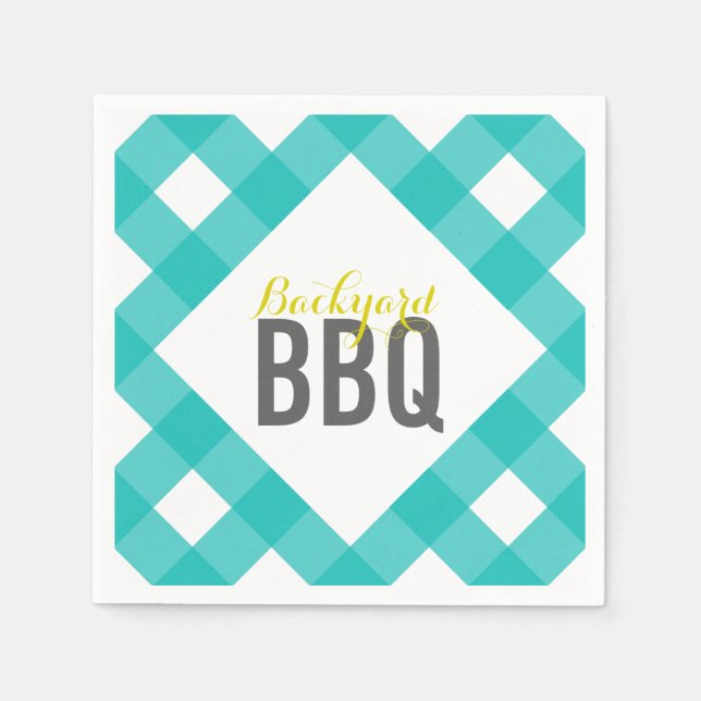 BBQ Paper napkins (Customisable) (Front)
