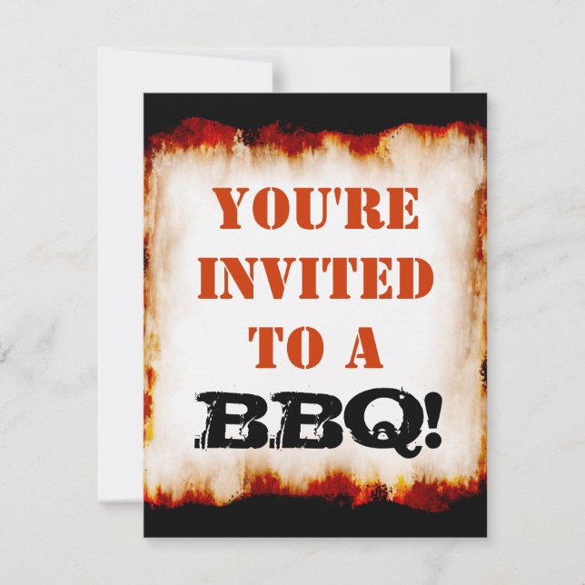 BBQ Party! Invitation (Front)