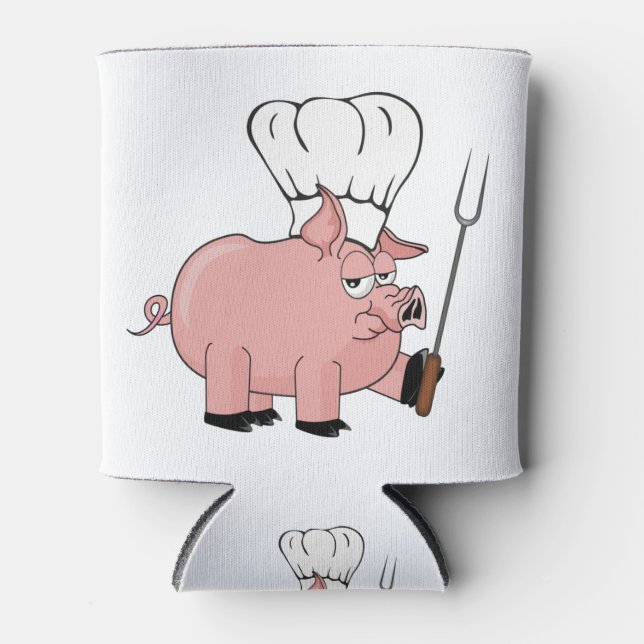 BBQ Pig Can Cooler (Front)