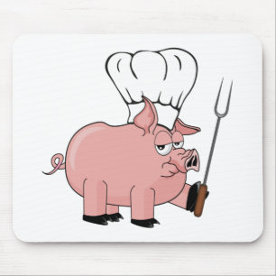 BBQ Pig Mouse Pad