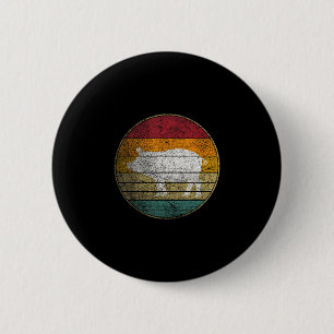 Bbq pig - vintage birthday mother's father's day 6 cm round badge