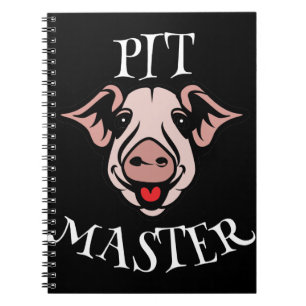 BBQ Pit Master Pig Notebook
