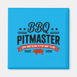 Bbq Pitmaster Low Slow Smoker Grill Magnet